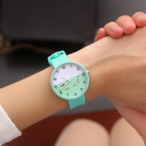 Fashion Silicone Wrist Watch Women